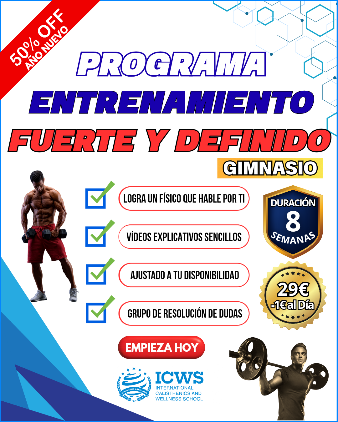 CARTEL FUERTE Y DEFINIDO GYM 50