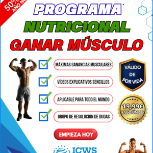 Programa de Ganancia Muscular: Aprende a hacerlo bien.